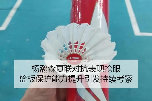 杨瀚森夏联对抗表现抢眼 篮板保护能力提升引发持续考察